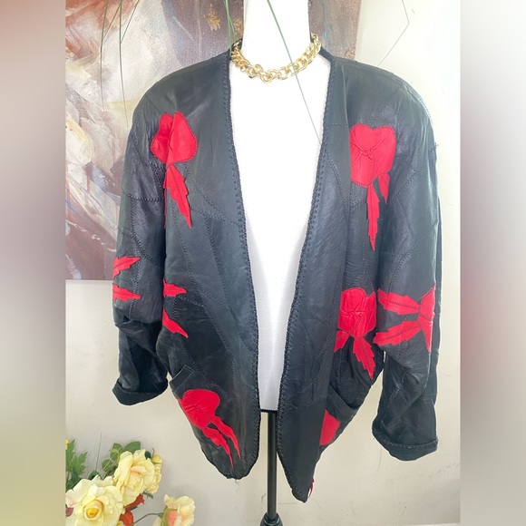 Vintage Cyrous Genuine Leather Boho Jacket - Picture 1 of 2